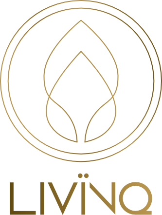 alb eines kreisf&ouml;rmigen Rahmens, darunter das Wort LIVINO in fetten Gro&szlig;buchstaben - ein Hinweis auf spirituelles Coaching und Zen-Meditation f&uuml;r emotionale Heilung und Embodiment. spirituelles coaching und zen meditation f&uuml;r emotionale heilung und embodiment